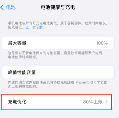 萨尔图苹果15充电维修分享如何在iPhone15上设置充电上限