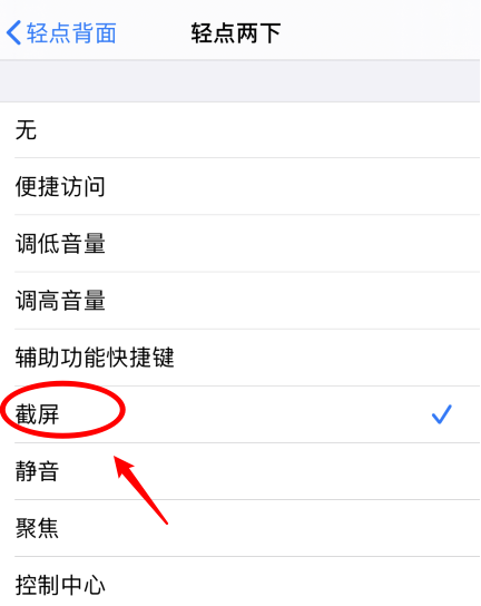 萨尔图苹果手机维修分享iPhone12如何启用双击截屏 